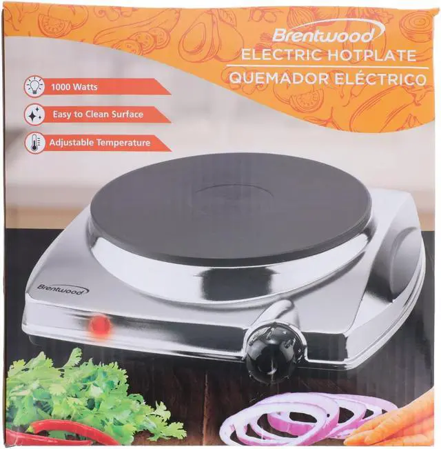 Alt view image 16 of 20 - Electric Hot Plate 1000W Ss