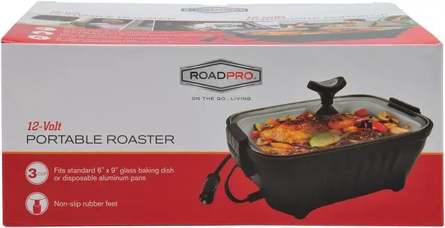 Alt view image 12 of 13 - New Roadpro 12-Volt Portable Roaster