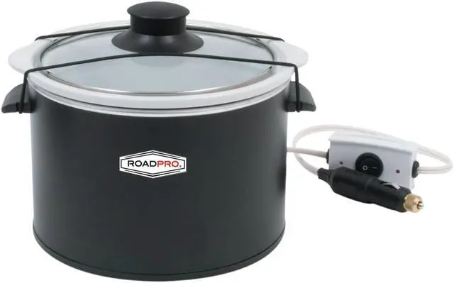Alt view image 10 of 13 - 12-Volt 1.5 Quart Slow Cooker  Black