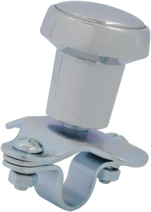 Alt view image 12 of 13 - Roadpro RP-70100 Steering Wheel Spinner Chrome