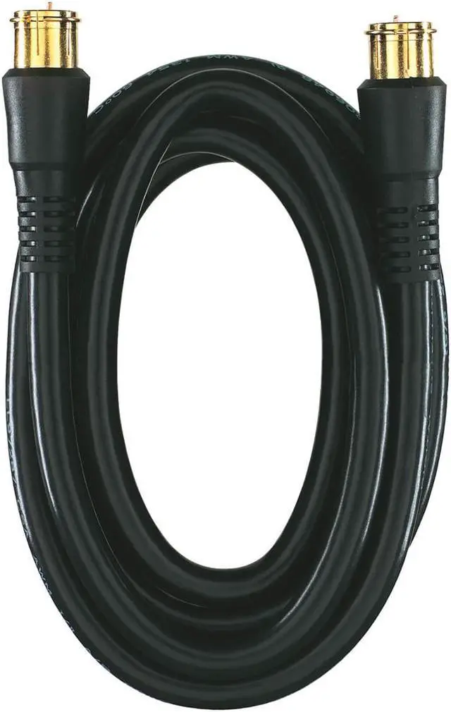 Alt view image 11 of 13 - RCA VH612R RG6 Coaxial Cable (12ft; Black)