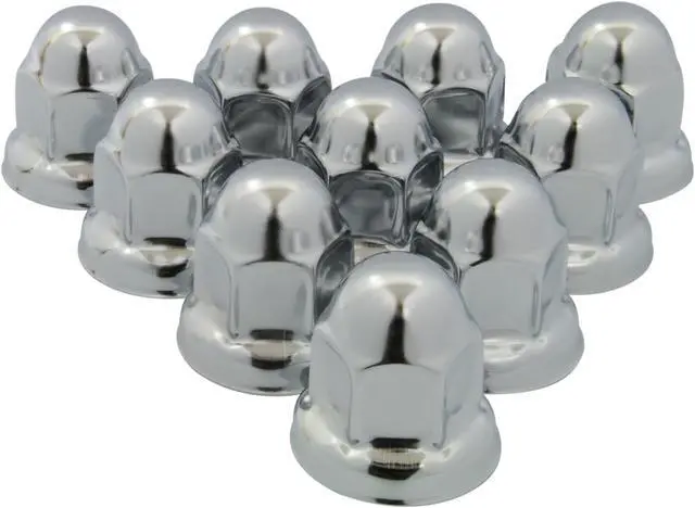 Alt view image 5 of 9 - ROADPRO R RP-33SS10 33MM SS FLANGED LUGNUT COVERS 10-PK