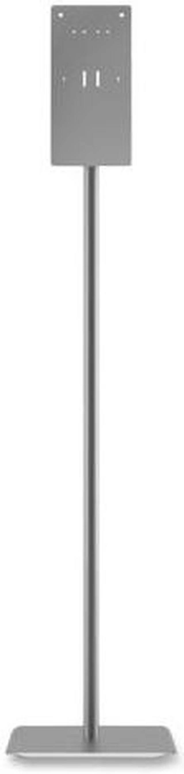 Alt view image 14 of 15 - Hand Sanitizer Station Stand 12 x 16 x 54 Silver HONSTANDP8T