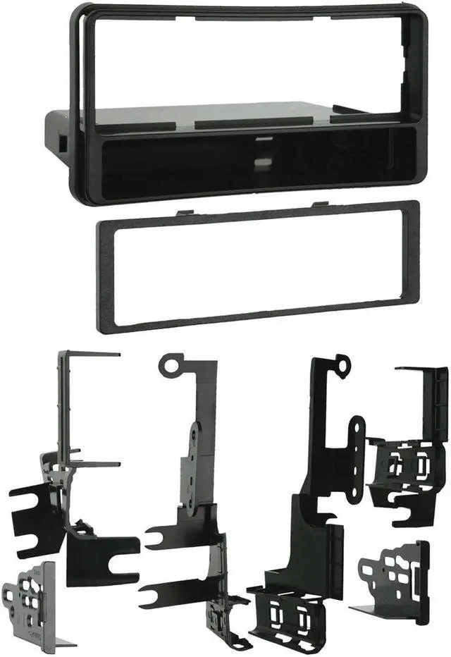 Alt view image 7 of 9 - Metra 99-8206 Installation Kit METRA Vehicle Mount for Radio - ABS Plastic - Black