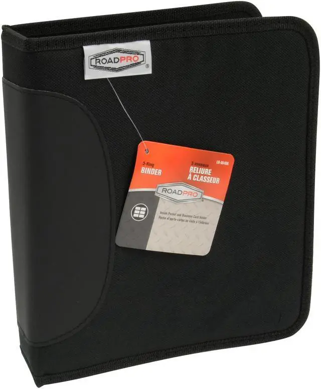 Alt view image 2 of 5 - ROADPRO LOG BNDR 3RING FOR LOOSELEAF BLK