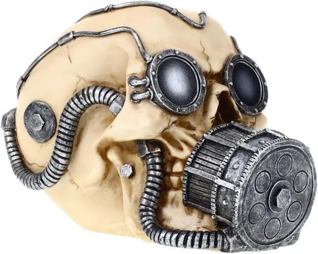 Alt view image 2 of 4 - Steam Punk Mouth Mask Skull
