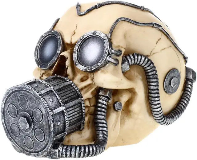 Alt view image 3 of 4 - Steam Punk Mouth Mask Skull