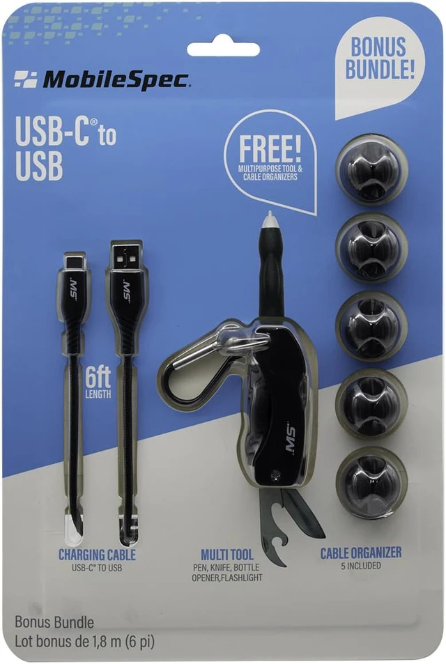 6ft USB-C(TM) to USB Multi-Tool Blk - Newegg.com