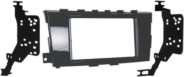 Alt view image 7 of 7 - Metra 95-7617GHG Grey Double DIN Stereo Dash Kit for 2013-up Nissan Altima Sedan