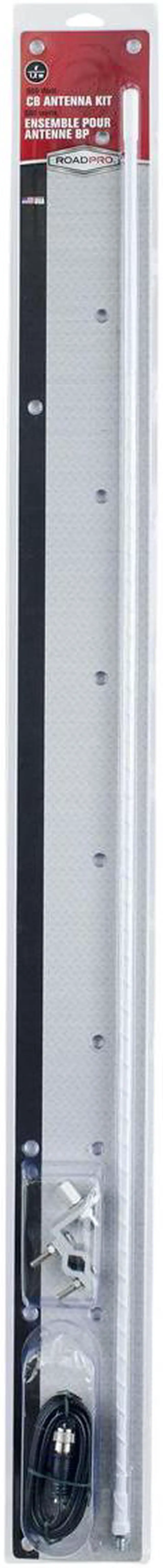 Alt view image 13 of 17 - ROADPRO R RP-84W 4     MIRROR MOUNT FIBERGLASS CB ANTENNA KIT  WHITE