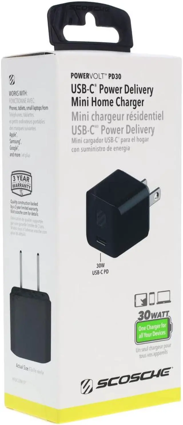Alt view image 3 of 4 - PowerVolt 30W Mini Cube USBC Wall Chrger