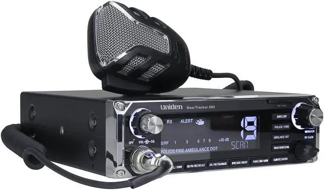 Alt view image 10 of 13 - Uniden Beartracker 885 BearTracker 885 Hybrid CB Radio/Digital Scanner