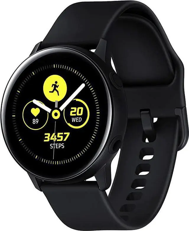 Alt view image 8 of 20 - Samsung Galaxy Watch Active (40mm), Black (Bluetooth) - Wrist - Accelerometer, Barometer, Gyro Sensor, Health Sensor, Heart Rate Monitor, Ambient Light Sensor - Timer, Phone, Push Notification