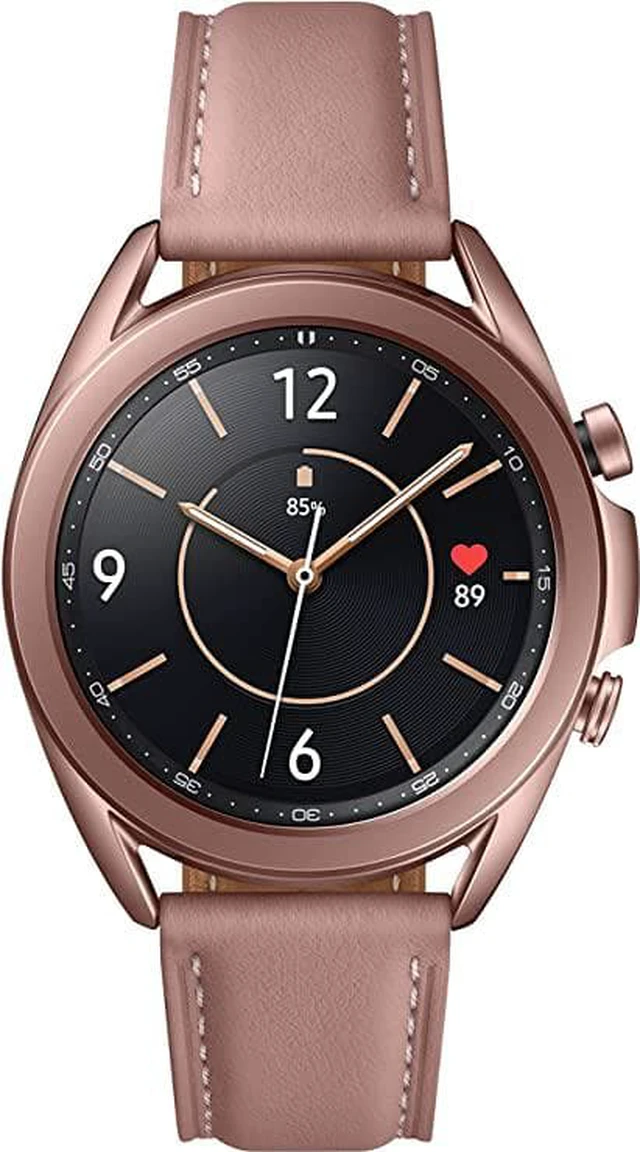Alt view image 9 of 17 - Samsung Galaxy Watch3 SM-R850 Sport 41mm (GPS) Mystic Bronze Smartwatch - Grade B