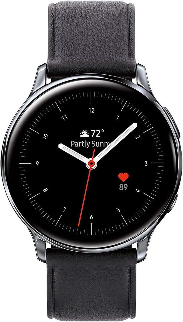 Alt view image 2 of 10 - Samsung sm-r835ussaxar Galaxy Watch Active 2 SS 40mm Silver LTE