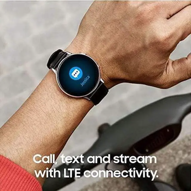 Alt view image 6 of 10 - Samsung sm-r835ussaxar Galaxy Watch Active 2 SS 40mm Silver LTE