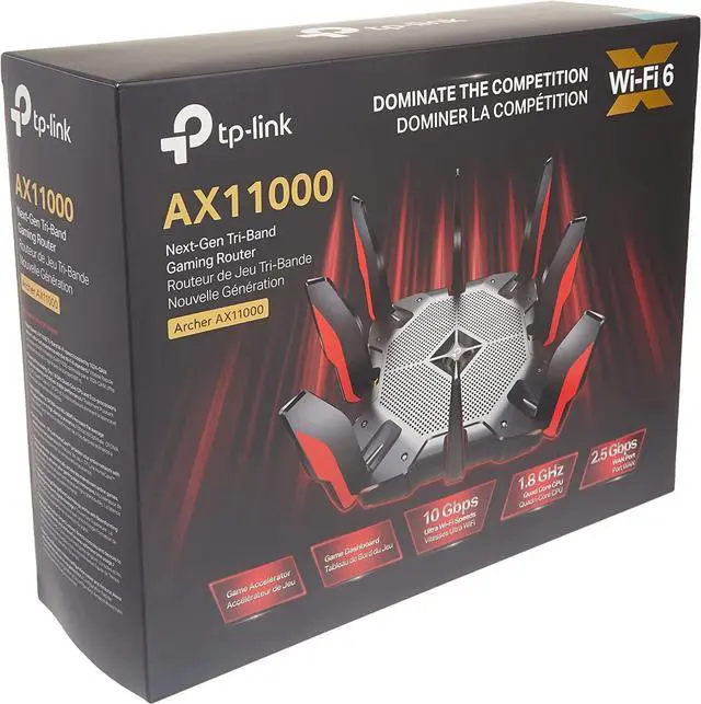 Alt view image 6 of 19 - tp-link archer ax11000 tri-band wi-fi 6 router