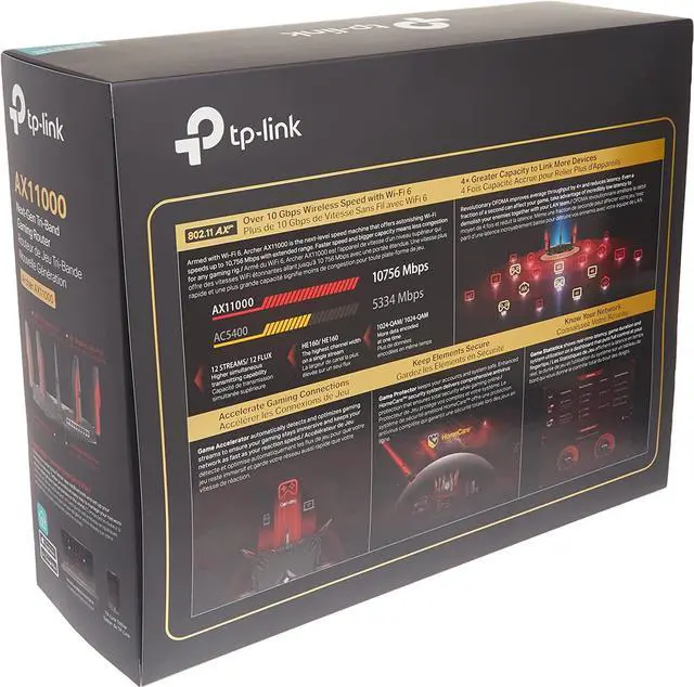 Alt view image 7 of 19 - tp-link archer ax11000 tri-band wi-fi 6 router