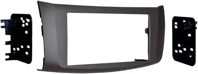 Alt view image 6 of 6 - Metra 95-7618G Double DIN Install Dash Kit for 2013-up Nissan Sentra - Gray