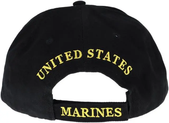 Alt view image 3 of 6 - The Few The Proud Marines Cap Black