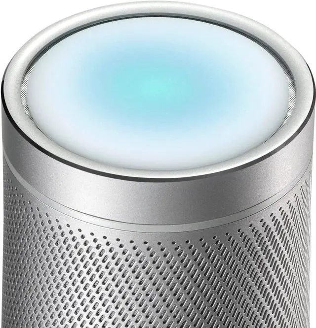 Alt view image 18 of 18 - Harman Kardon INVOKE Voice-Activated Speaker with Cortana HKINVOKESILAM (Silver)