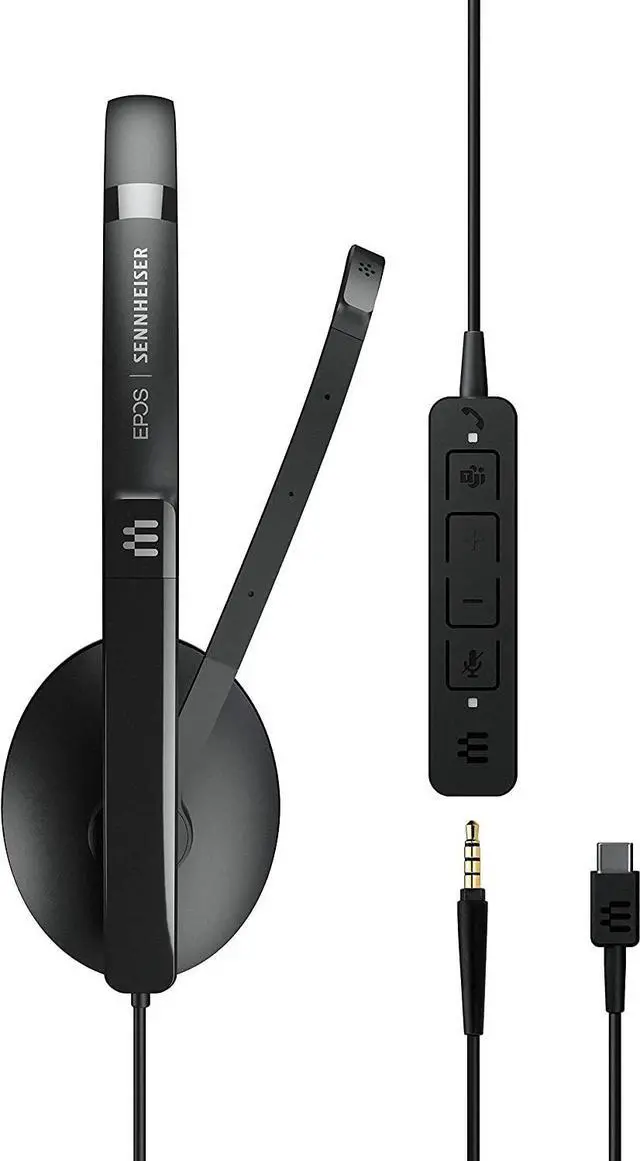 Alt view image 12 of 13 - EPOS | SENNHEISER ADAPT 135T USB-C II - Mono - USB Type C, Mini-phone (3.5mm) - Wired - On-ear - Monaural - Ear-cup - 7.58 ft Cable - Noise Canceling