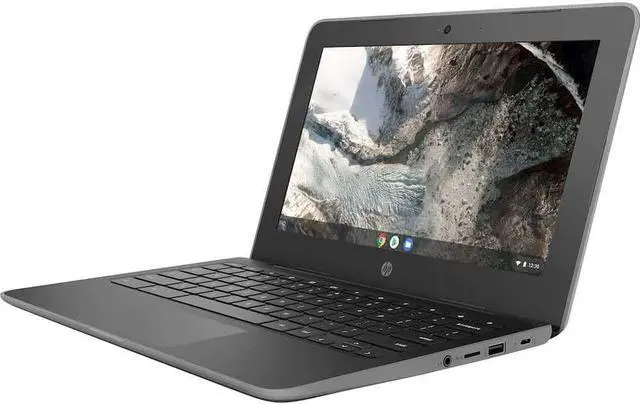 Alt view image 10 of 17 - HP Chromebook 11 G7 11.6" Celeron N4000 4GB Ram HDD 16GB 6QY22UT#ABA