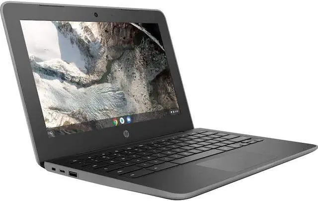 Alt view image 11 of 17 - HP Chromebook 11 G7 11.6" Celeron N4000 4GB Ram HDD 16GB 6QY22UT#ABA