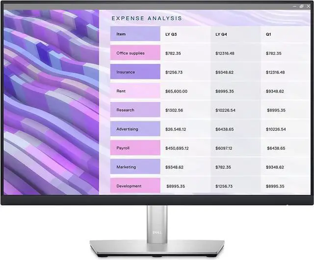 Alt view image 20 of 20 - Dell P2423 24" WUXGA IPS Monitor 60 Hz, 5 ms Anti-glare, Height, pivot (rotation), swivel, tilt Adjust DisplayPort, DVI, HDMI & VGA Inputs