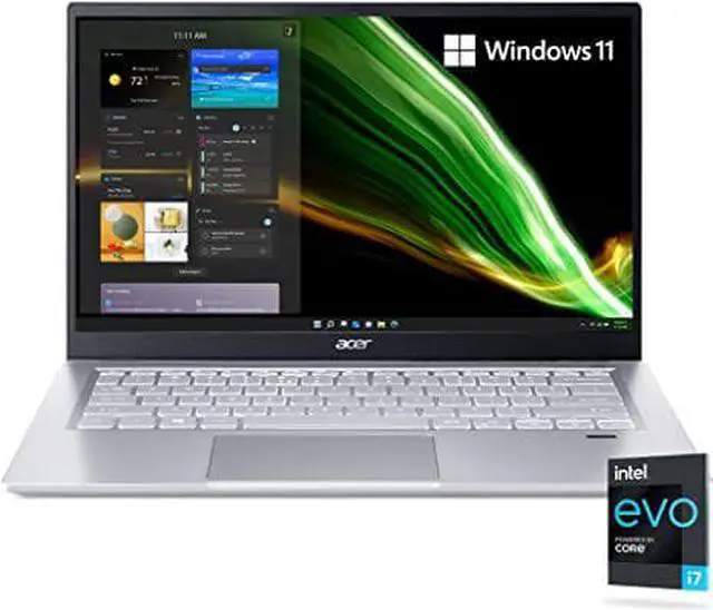 Alt view image 7 of 11 - Acer Swift 3 Intel Evo Thin & Light Laptop | 14.0" Full HD IPS | Intel Core i7-1165G7 | Intel Iris Xe Graphics | 16GB LPDDR4X | 512GB NVMe SSD | WiFi 6 | Back-lit KB | Windows 11 Home | SF314-511-753K