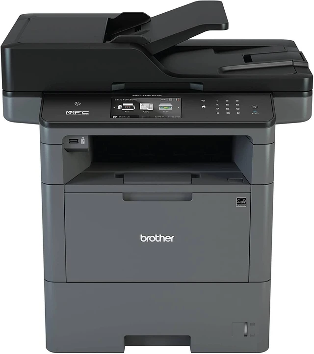 Alt view image 3 of 7 - Brother MFC-L6800DW Wireless Monochrome All-in-One Laser Printer, Copy/Fax/Print