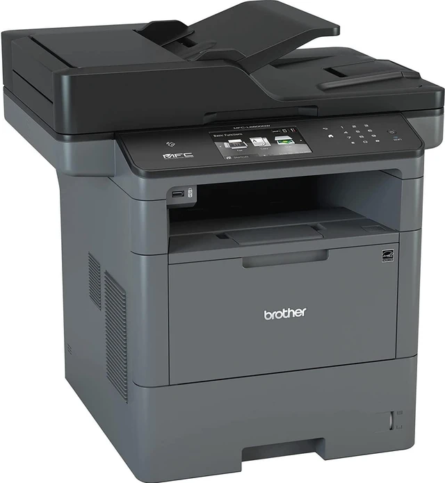 Alt view image 4 of 7 - Brother MFC-L6800DW Wireless Monochrome All-in-One Laser Printer, Copy/Fax/Print