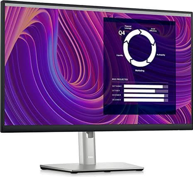 Alt view image 2 of 5 - Dell 23.8" QHD 60Hz 5ms Response Time Monitor P2423D - Black