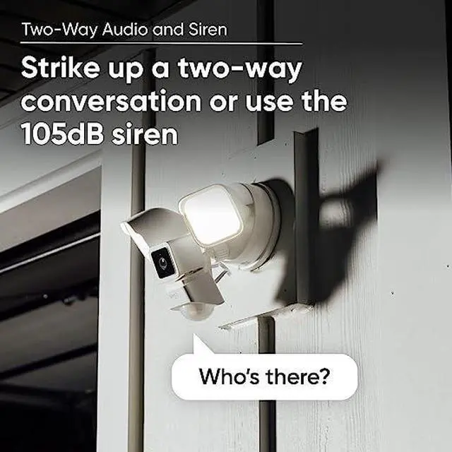 Alt view image 8 of 11 - Wyze Cam Floodlight 1080p HD IP65 Outdoor Smart Surveillance Camera