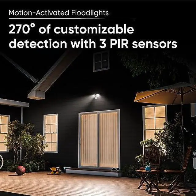 Alt view image 10 of 11 - Wyze Cam Floodlight 1080p HD IP65 Outdoor Smart Surveillance Camera