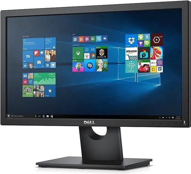 Alt view image 11 of 17 - Dell E2016HV Black 20" LCD TN Monitor, 1600 x 900, 600:1, 200cd/m2, D-Sub, VESA Mountable