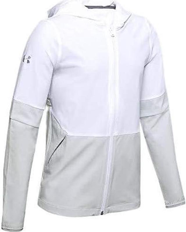 Under armour youth warm best sale up jackets