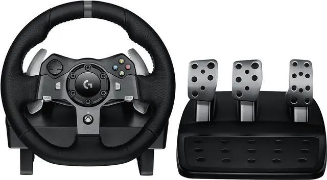 Alt view image 4 of 8 - Logitech G920 Driving Force Racing Wheel For Xbox One And PC - Cable - USBXbox One, PC - Force Feedback