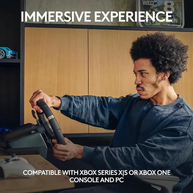 Alt view image 6 of 8 - Logitech G920 Driving Force Racing Wheel For Xbox One And PC - Cable - USBXbox One, PC - Force Feedback