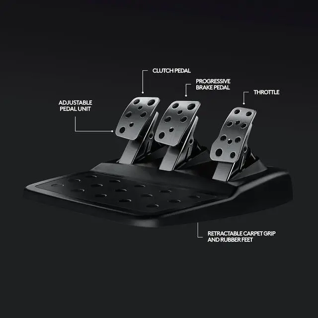 Alt view image 8 of 8 - Logitech G920 Driving Force Racing Wheel For Xbox One And PC - Cable - USBXbox One, PC - Force Feedback