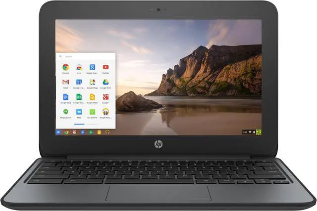 Alt view image 7 of 10 - HP 11 G4 Chromebook 11.6" Intel Celeron N2840 4GB RAM 16GB SSD Chrome OS