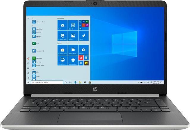 Alt view image 2 of 8 - HP 14-dk0002dx 14" HD WLED Laptop AMD A9-9425 Dual-Core 3.1 GHz up to 3.7 GHz 4GB DDR4-1866 SDRAM 128GB PCIe NVMe M.2 SSD AMD Radeon R5 Graphics Windows 10 Home in S mode, B Grade - 7GZ76UA