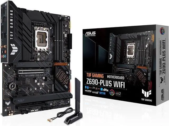 Main image of Asus TUF Gaming Z690-PLUS WiFi Socket LGA1700 Intel Z690 DDR5 ATX Motherboard