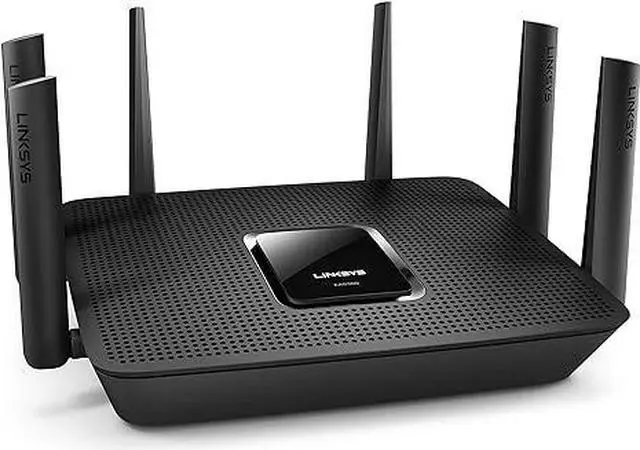 Alt view image 5 of 8 - Linksys Max-Stream EA9300 IEEE 802.11ac Ethernet Wireless Router - 2.40 GHz ISM Band - 5 GHz UNII Band(6 x External) - 4096 Mbit/s Wireless Speed - 4 x Network Port - 1 x Broadband Port - USB - ...