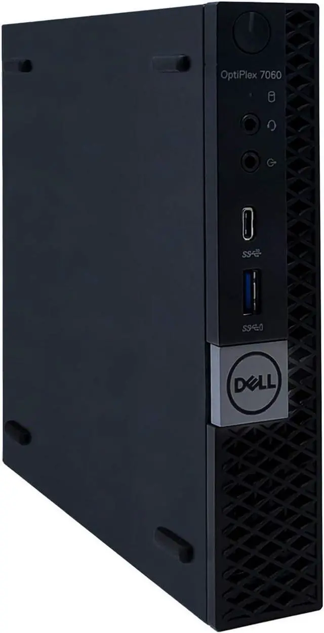 Alt view image 2 of 4 - Dell OptiPlex 7060 Micro PC i5-8500T 2.1GHz 16GB 256GB SSD - BLACK