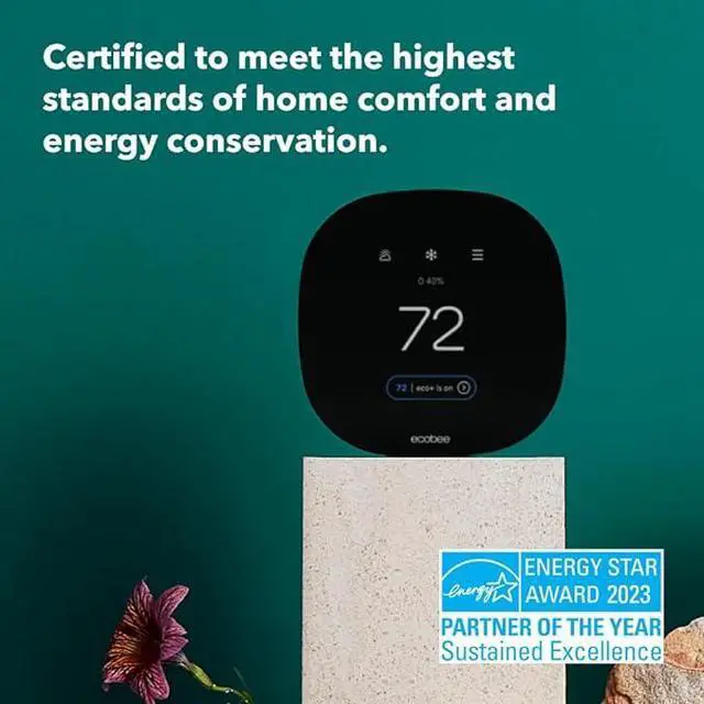 Alt view image 13 of 13 - ecobee Lite SmartThermostat 7 Day Programmable Smart Touchscreen Thermostat