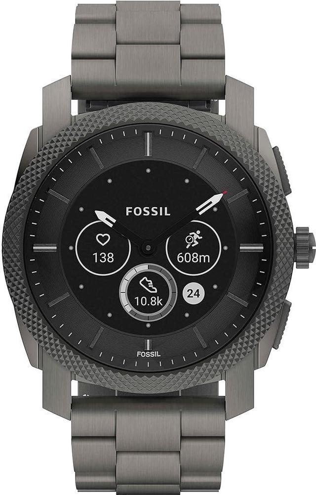 Refurbished Fossil Gen 6 Hybrid Smart Watch for Men with Alexa Built In 24MM DW14F1 SMOKE Newegg