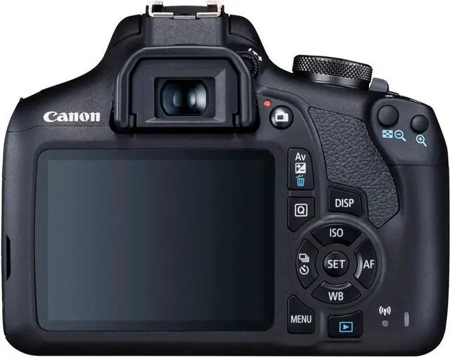 Alt view image 2 of 10 - Canon EOS Rebel T7 DSLR Camera with 18-55mm Lens, Built-in WiFi DS126747 -BLACK