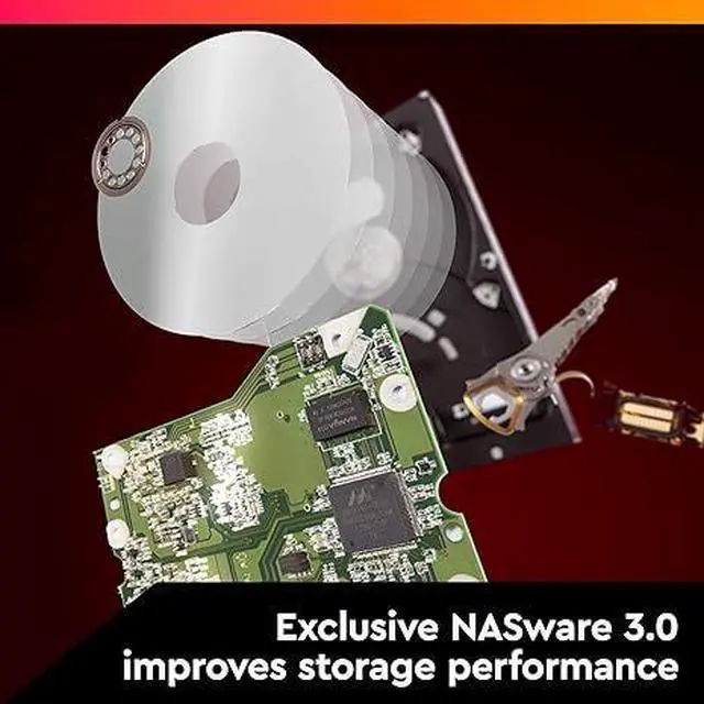 Alt view image 3 of 7 - Western Digital 4TB WD Red Plus NAS Internal HDD 5400 RPM SATA 6 3.5" -WD40EFPX