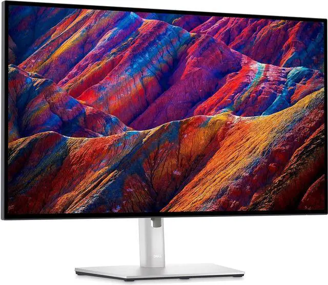 Alt view image 3 of 6 - Dell U2723QE UltraSharp 27-inch 4K Monitor - 3840 x 2160 - 16:9 - 2000:1 - 60 Hertz - 8 ms - Lock Slot - USB Type-C - HDMI - MonitorPort 1.4 - Height Adjustment - Rotation - Swivel - Tilt - VESA ...